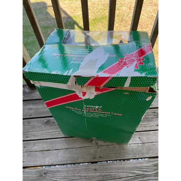 Holiday Creations 20" Animated Musical Lighted Santa Toy Workshop Motionette - Picture 12 of 16